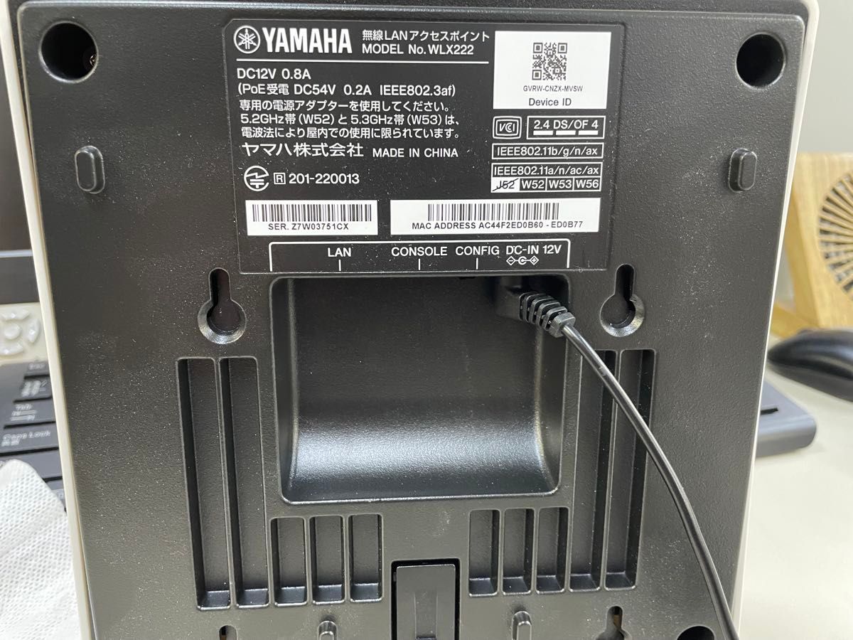 中古品 YAMAHA WLX222 アクセスポイント③｜Yahoo!フリマ（旧PayPay
