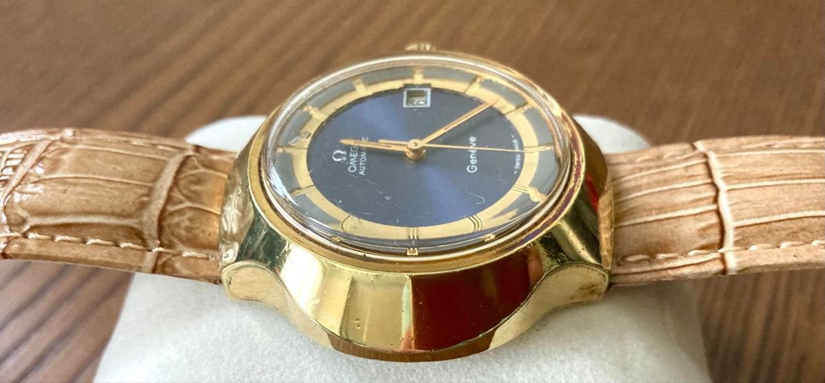超希少品】OMEGA オメガ Geneve ジュネーブ デイト 18Kゴールド 自動