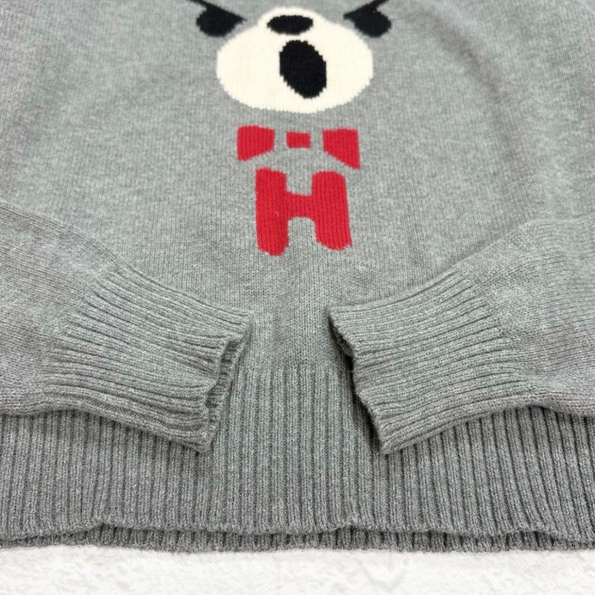美品 ヒステリックグラマー ファックベア ニット セーター コットン