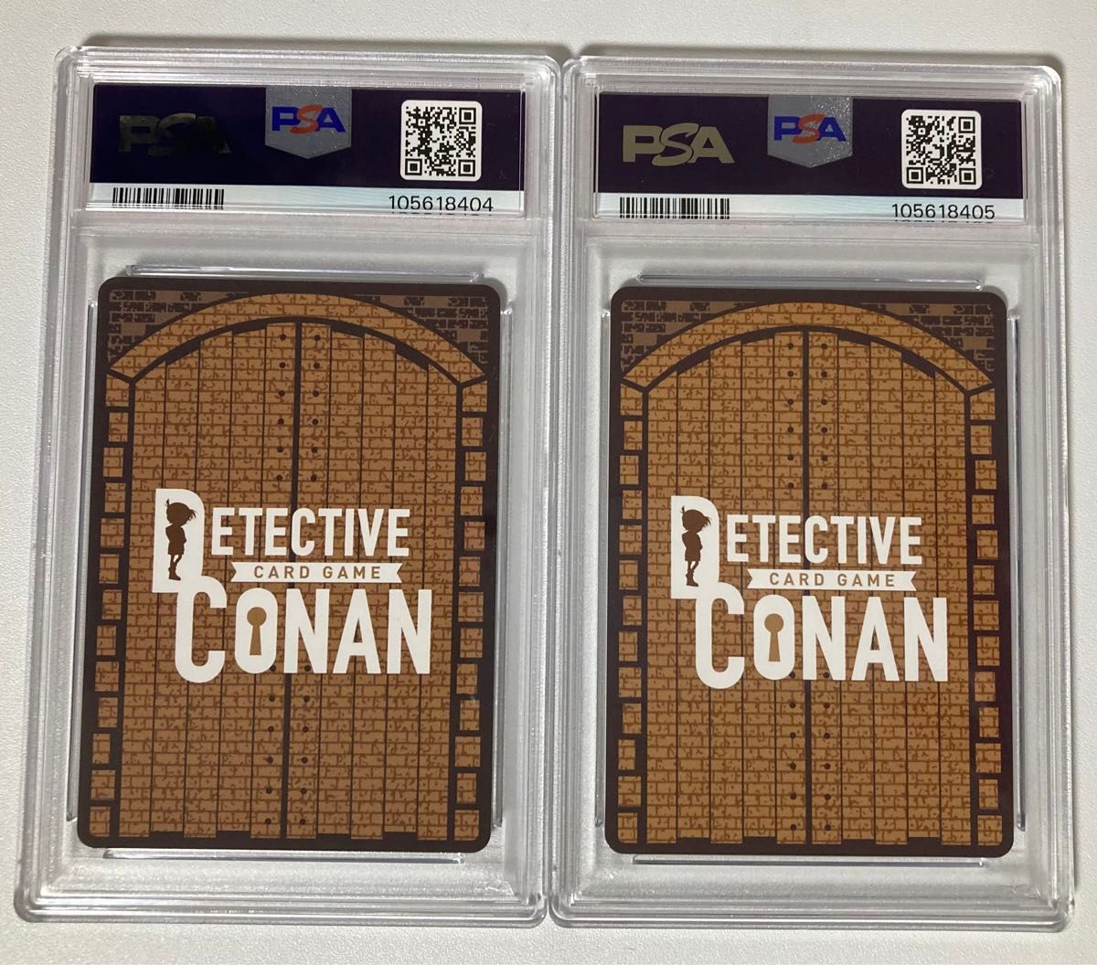 PSA10】【連番】名探偵コナン TCG PR053 工藤新一 PR056 毛利蘭 少年