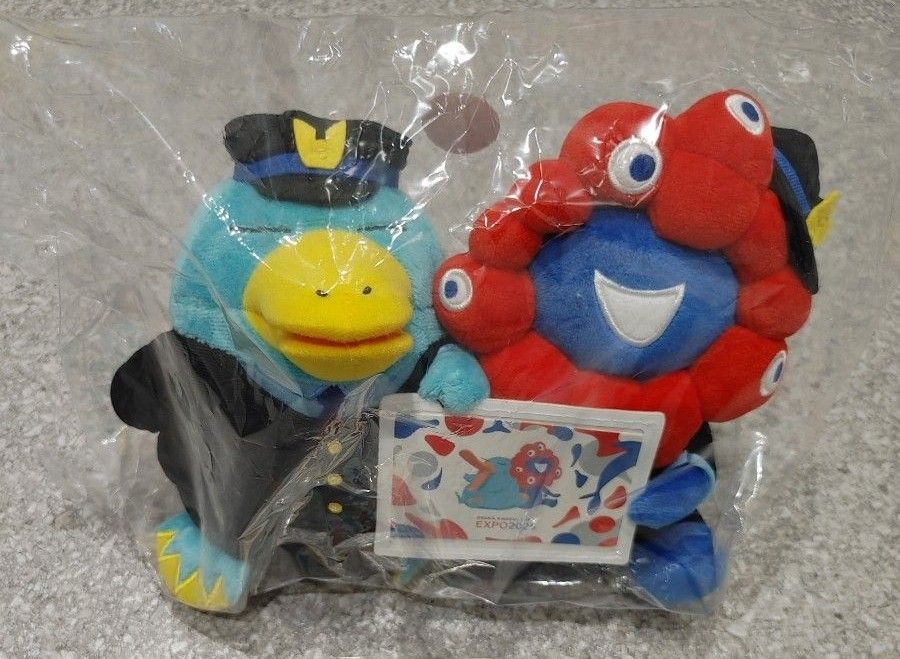 万博限定 カードケース付きぬいぐるみ ミャクミャク イコちゃん｜Yahoo