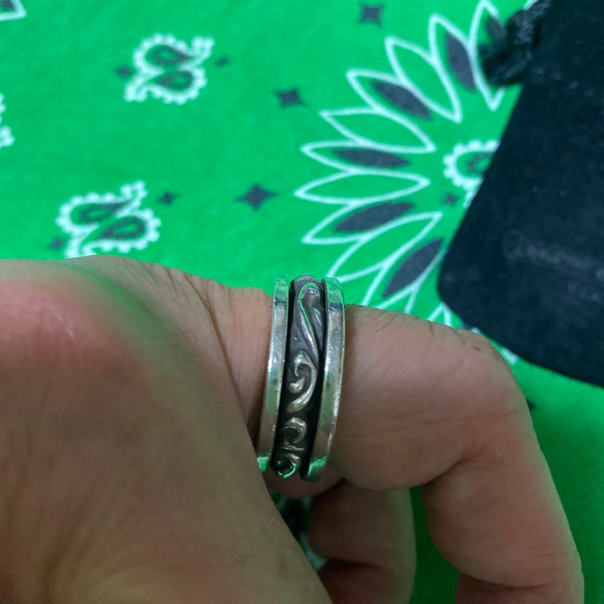 クロムハーツ CHROME HEARTS スピナースクロール リング 指輪 2000