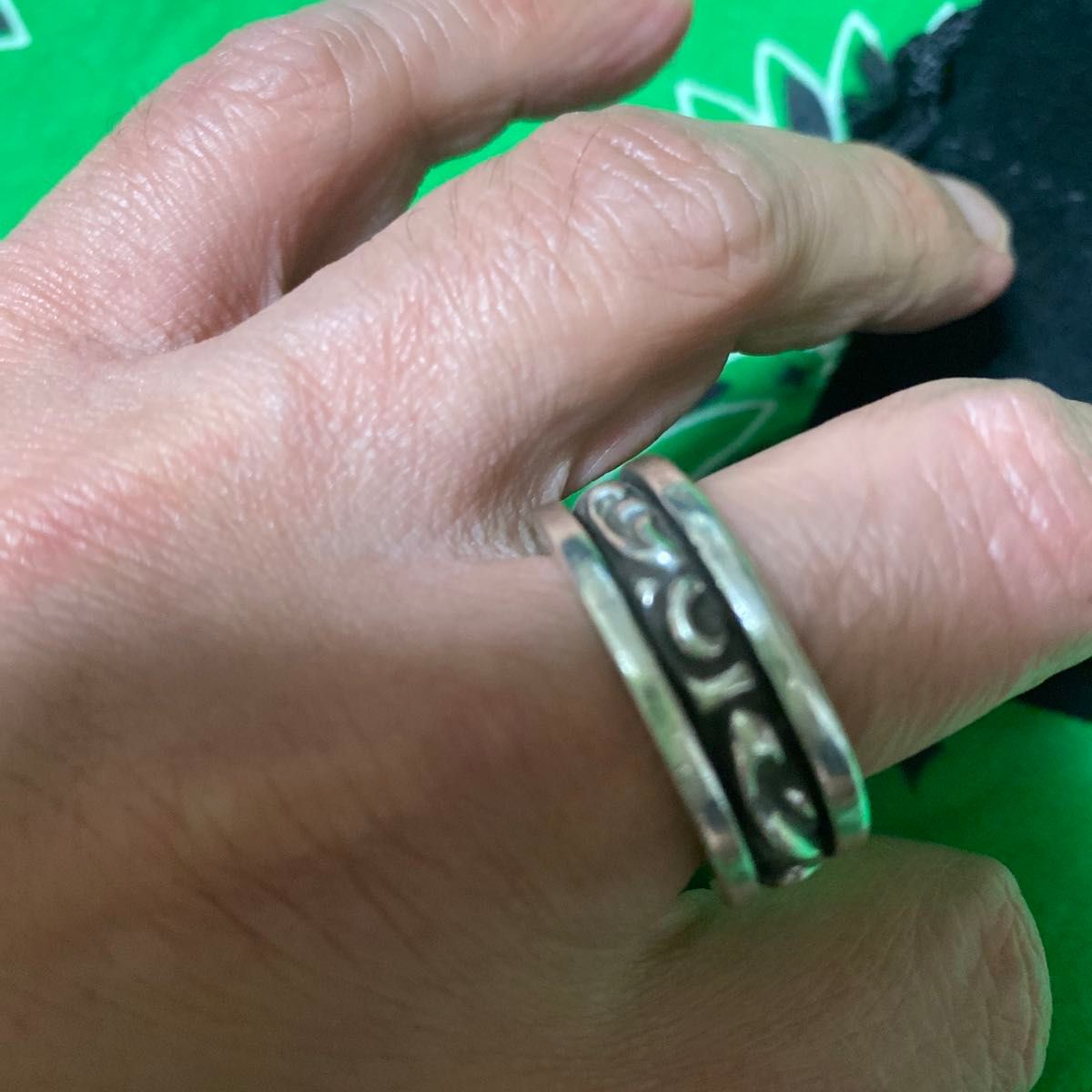 クロムハーツ CHROME HEARTS スピナースクロール リング 指輪 2000