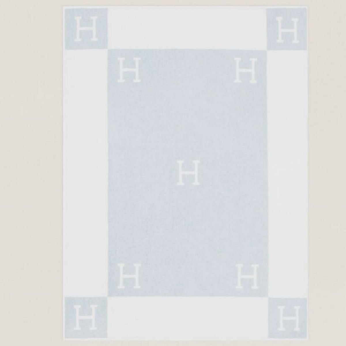 新品未使用】エルメス HERMES バスタオル 《アヴァロン》 ブルー