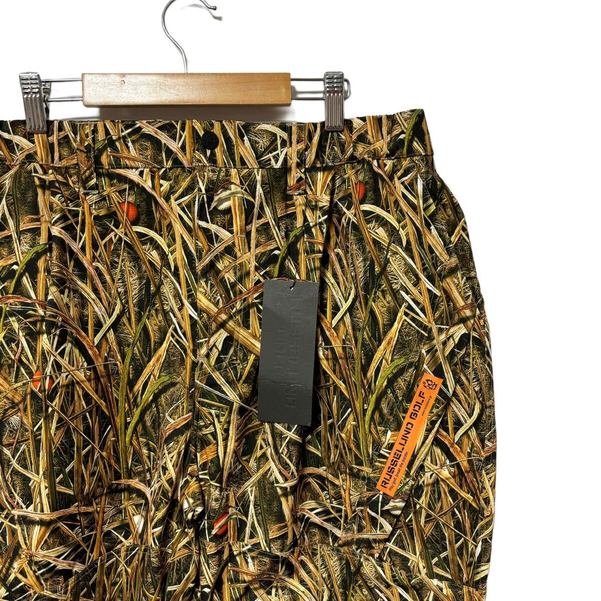 新品 ラッセルノ ゴルフ ジョガー ロングパンツ カモ 迷彩 2XL rg