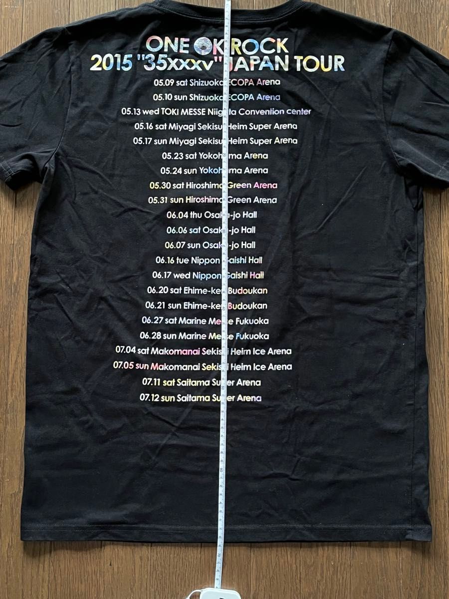 ワンオク 2015年 ONE OK ROCK 35xxxv ツアーTシャツ Lサイズ ブラック
