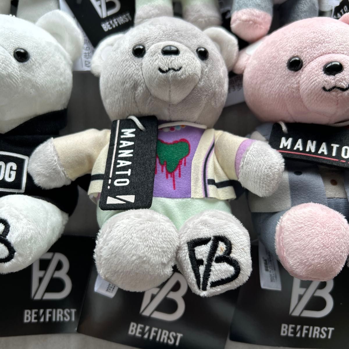 BE FIRST くま マスコット MANATO マナト ぬいぐるみ コンプ ビー