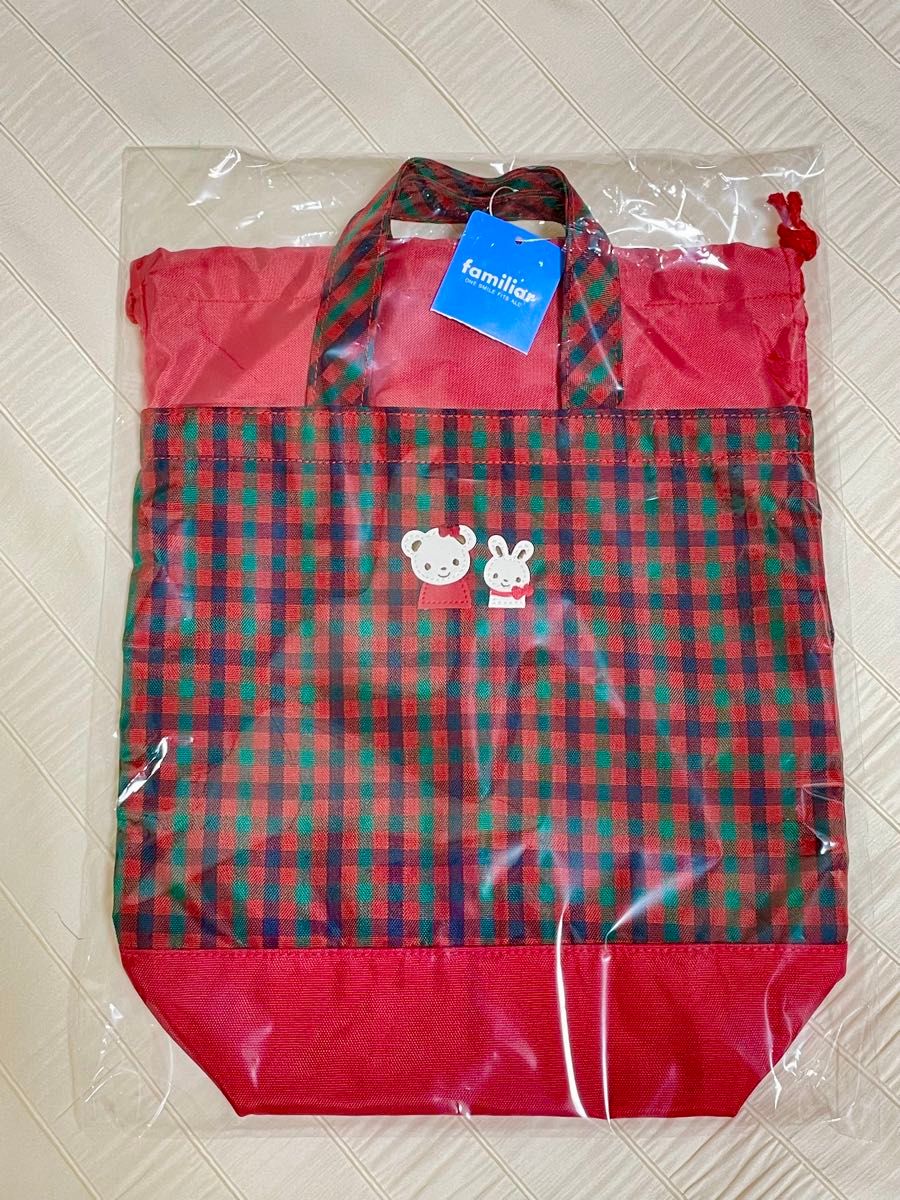 新品 ファミリア シューズバッグ ケース レッド｜Yahoo!フリマ（旧