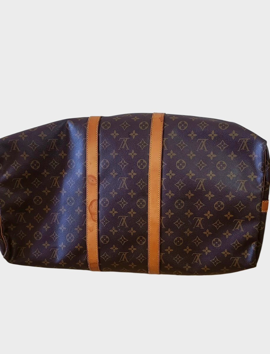LOUIS VUITTON Louis Vuitton ボストンバッグ ブラウン｜Yahoo!フリマ