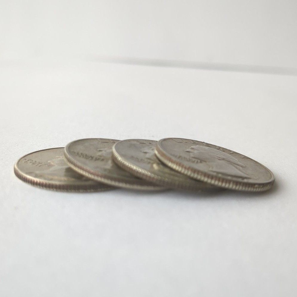 アメリカ硬貨 クォーターダラー 25セント硬貨 ワシントン 4枚｜Yahoo