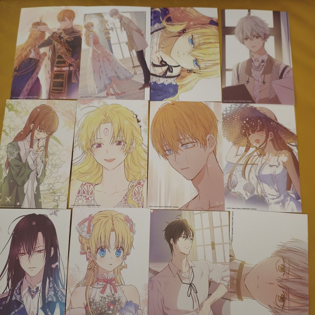 ある日 お姫様になってしまった件について 非売品 ポストカード 16枚