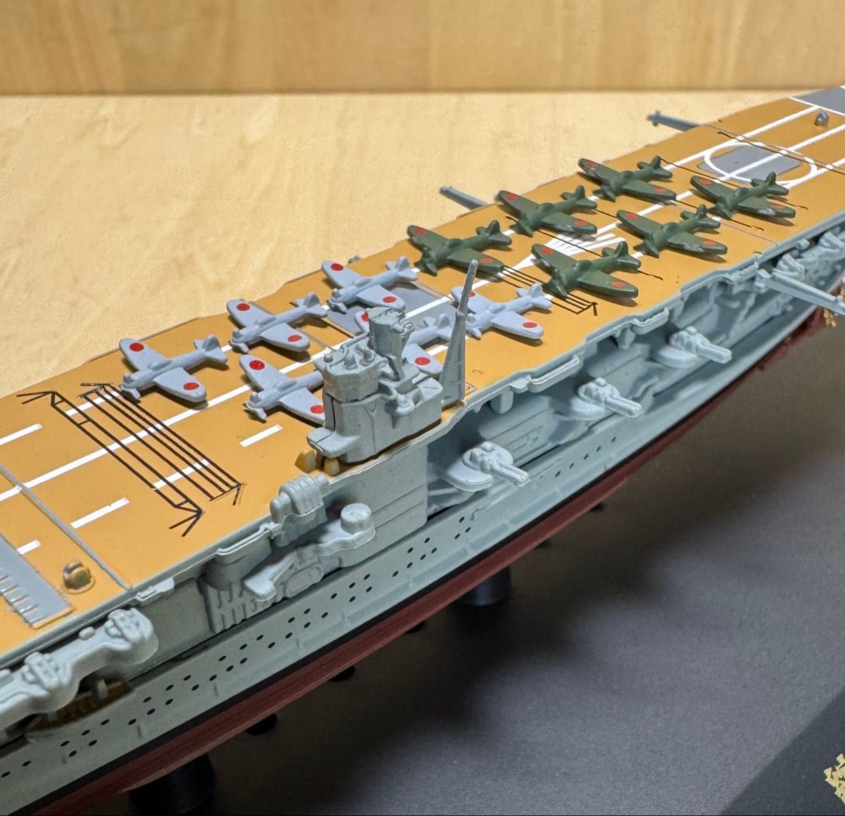 デアゴスティーニ 航空母艦 赤城（1942）縮尺1 1250 新品ですが撮影の