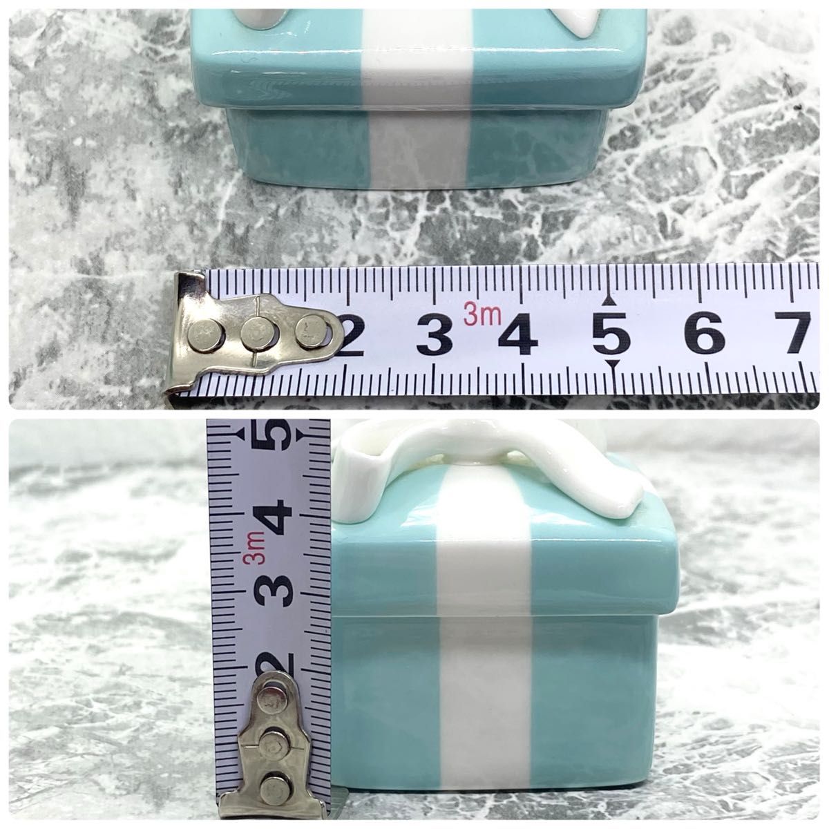 Tiffany & Co ティファニー ブルーボックス 陶器 小物入れ リボン付き