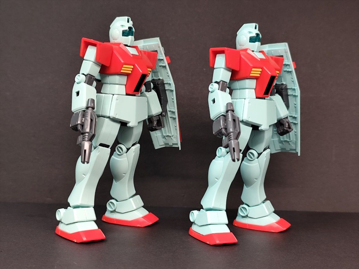 1/144 HGUC ジム 2体セット 組立済み完成品 RGM-79 HG ジャンク
