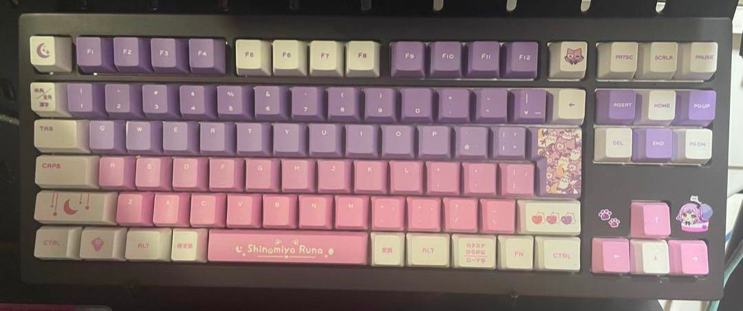 ぶいすぽ キーボード 紫宮るな ゲーミングキーボード｜Yahoo!フリマ
