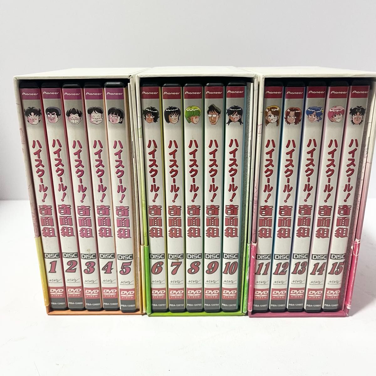 ハイスクール 奇面組 DVD-BOX-ONE-TWO-THREE 全巻セット 新沢基栄