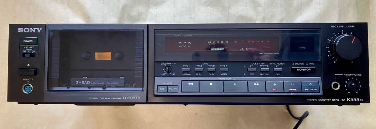 希少品 SONY ソニー TC-K555ESG テープ カセット レコーダー