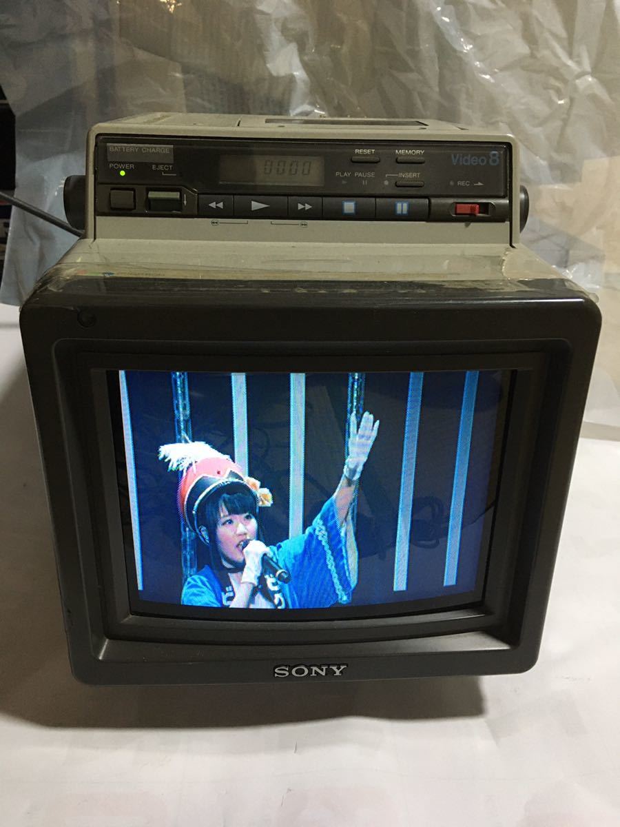 Yahoo!オークション - SONY ブラウン管テレビ トリニトロン Video8 ポ