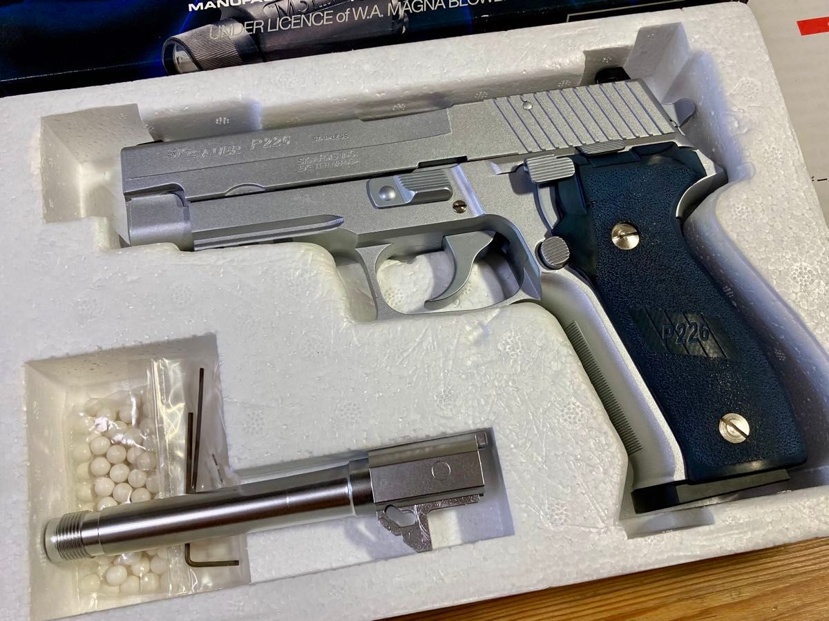 タナカ SIG SAUER P226 ステンレス ヘビーウェイト HW ガスブロー