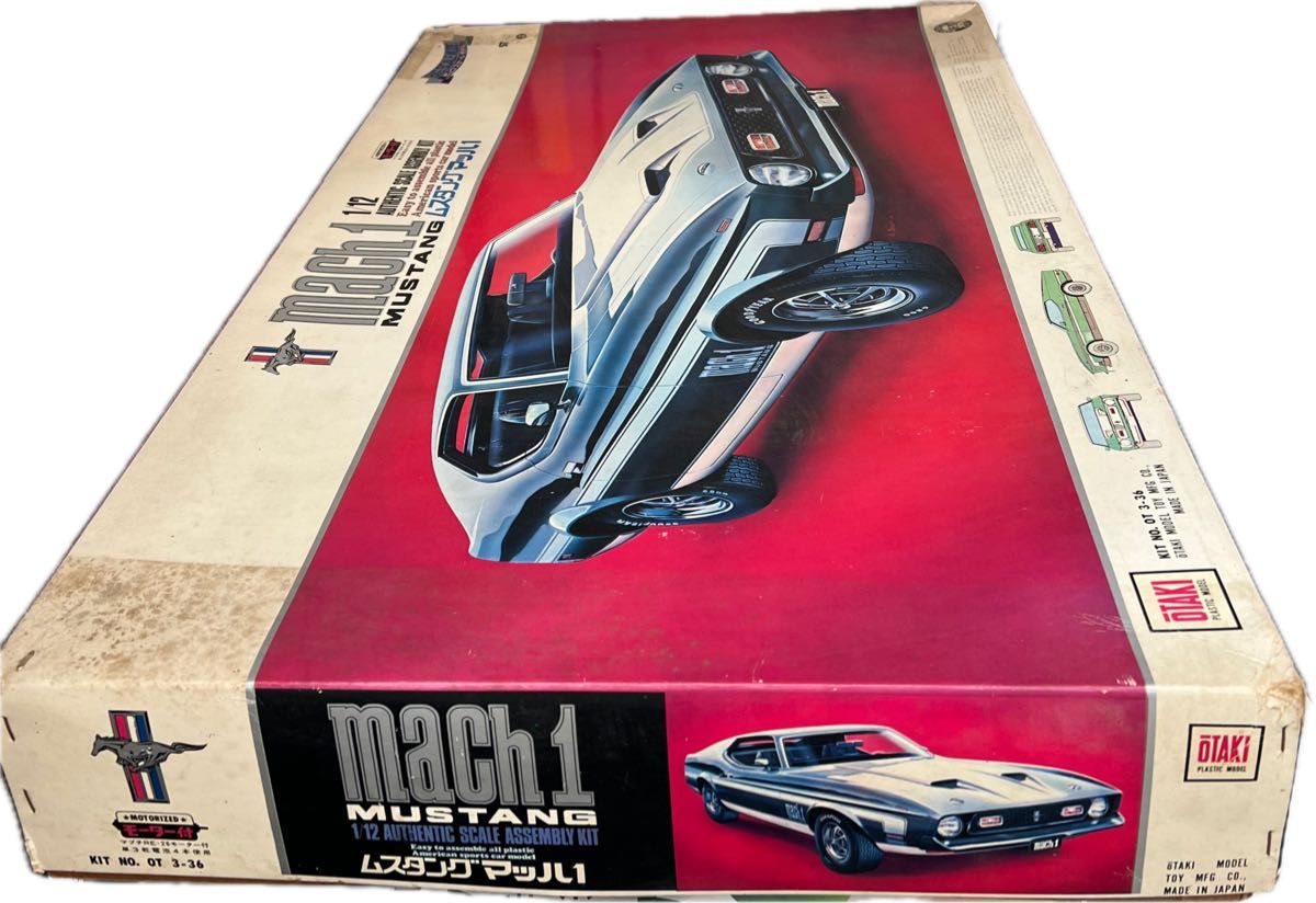当時物 OTAKI オオタキ 1/12 MUSTANG mach 1 ムスタング マッハ1