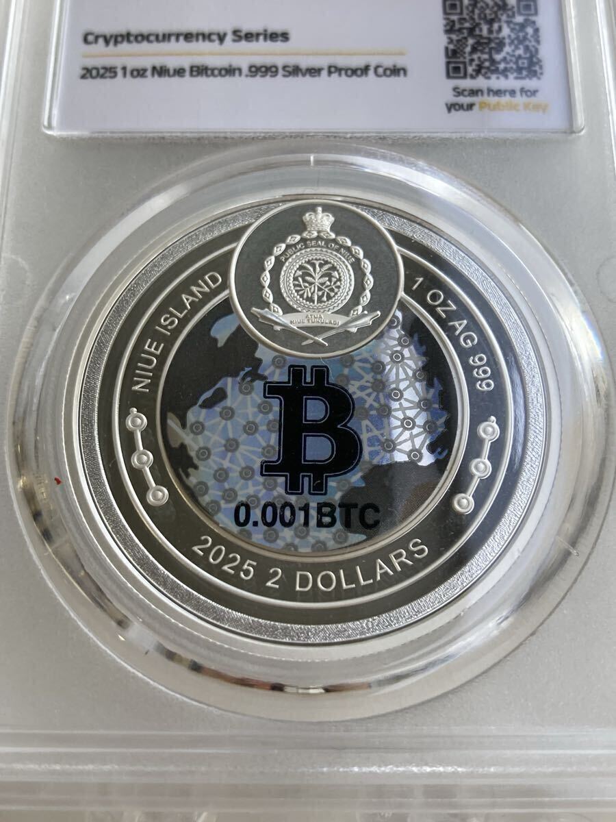 BTC内蔵 ビットコインモチーフ ミントパーフェクトスラブ 2025年