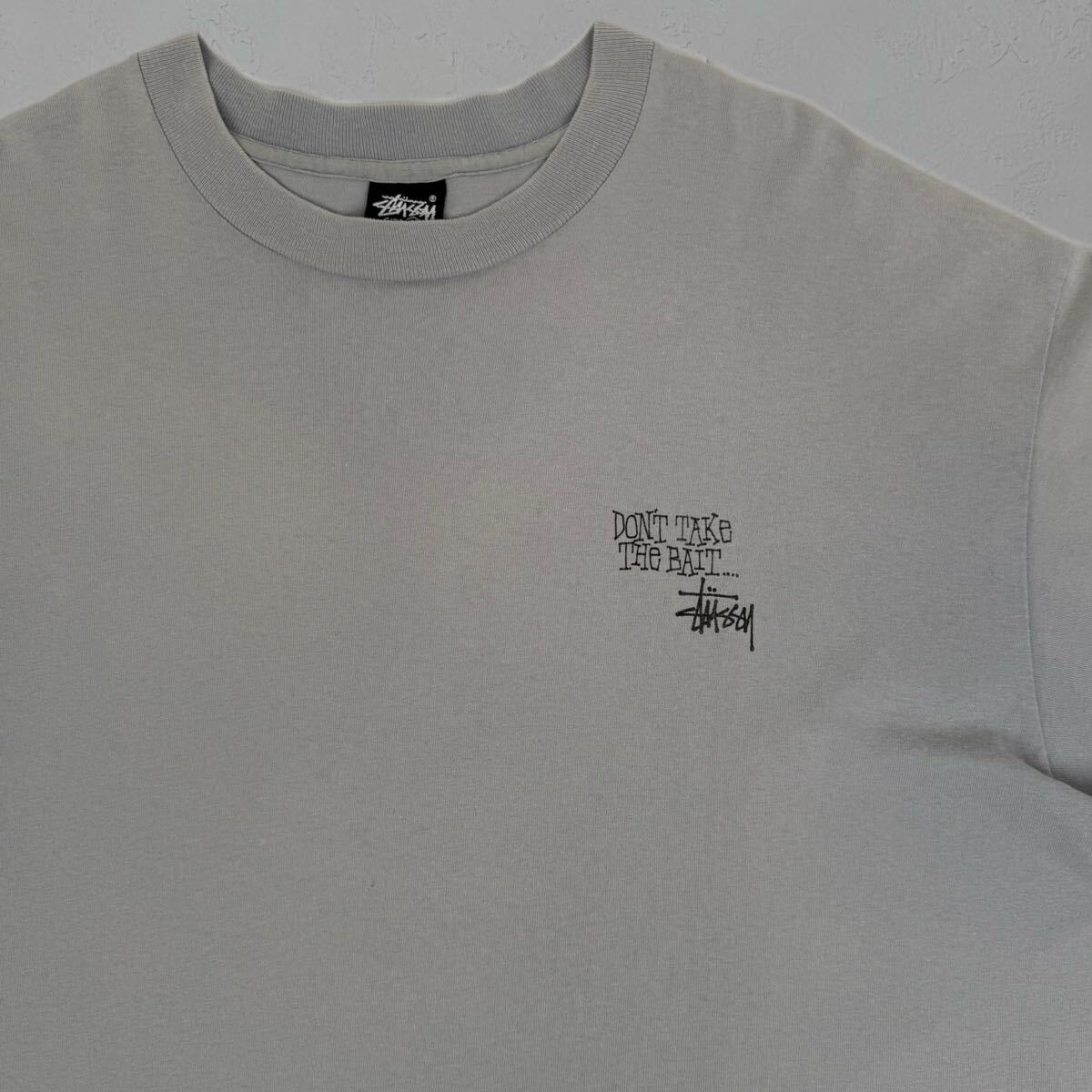 old stussy 80s 黒タグ XL 魚 Tシャツ USA製 オールドステューシー