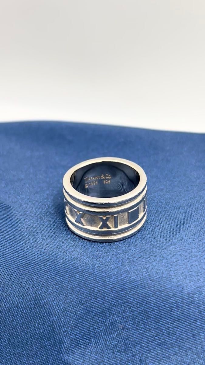 ティファニー アトラス 指輪 リング 16号 研磨仕上げ済み美品 925