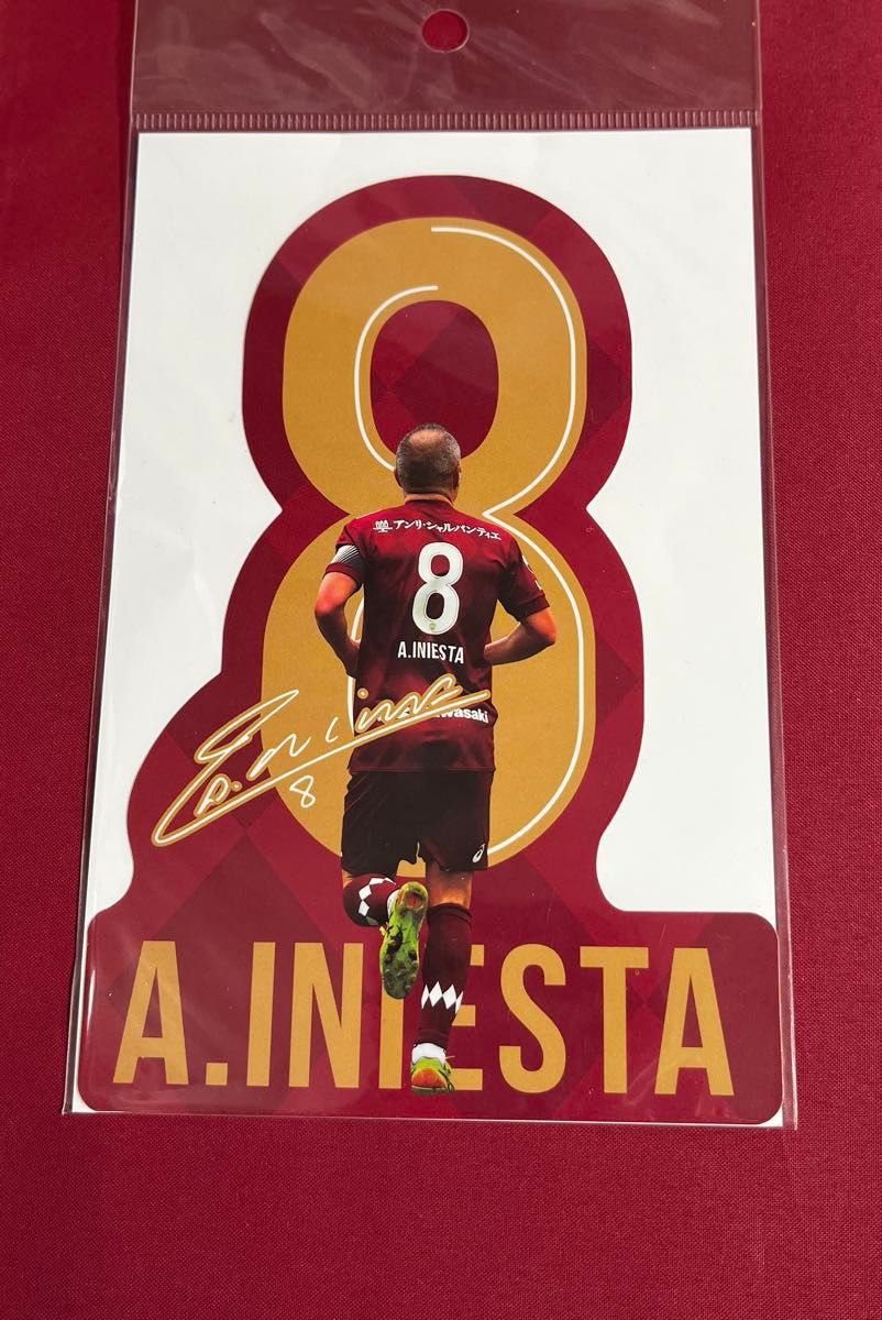 ヴィッセル神戸 2018 背番号 8番 ユニフォーム イニエスタ 2XL