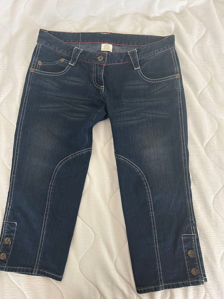 セール中【激レア】EVISU 超ローライズデニム 股上15cm 7分丈 Y2K 平成