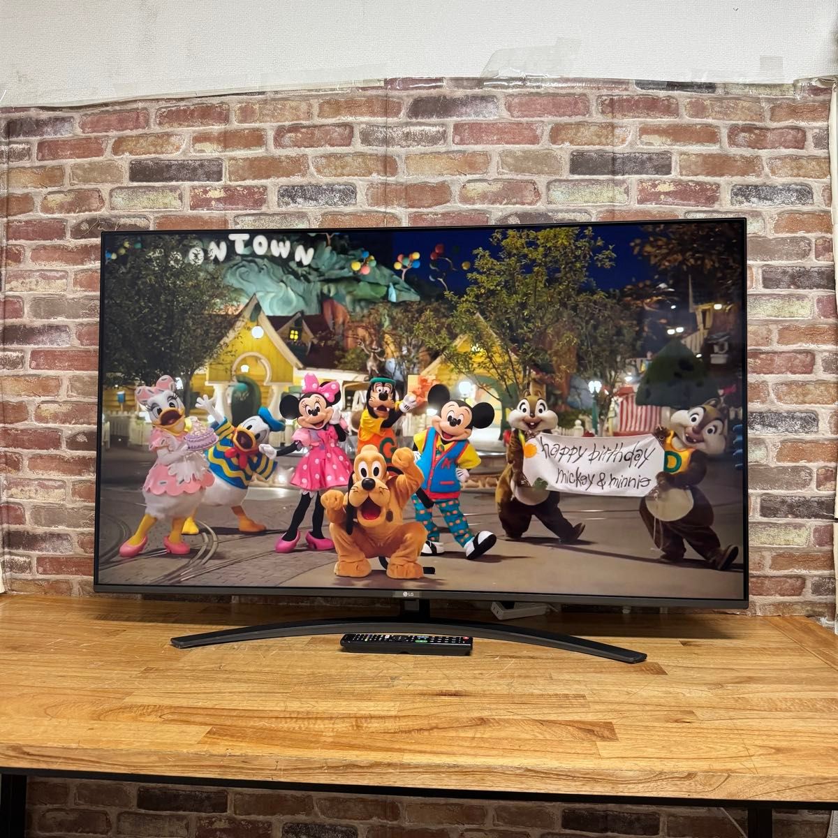 LG 55インチ 4K 液晶テレビ 55UN8100PJA スマートテレビ 外付けHDD 裏
