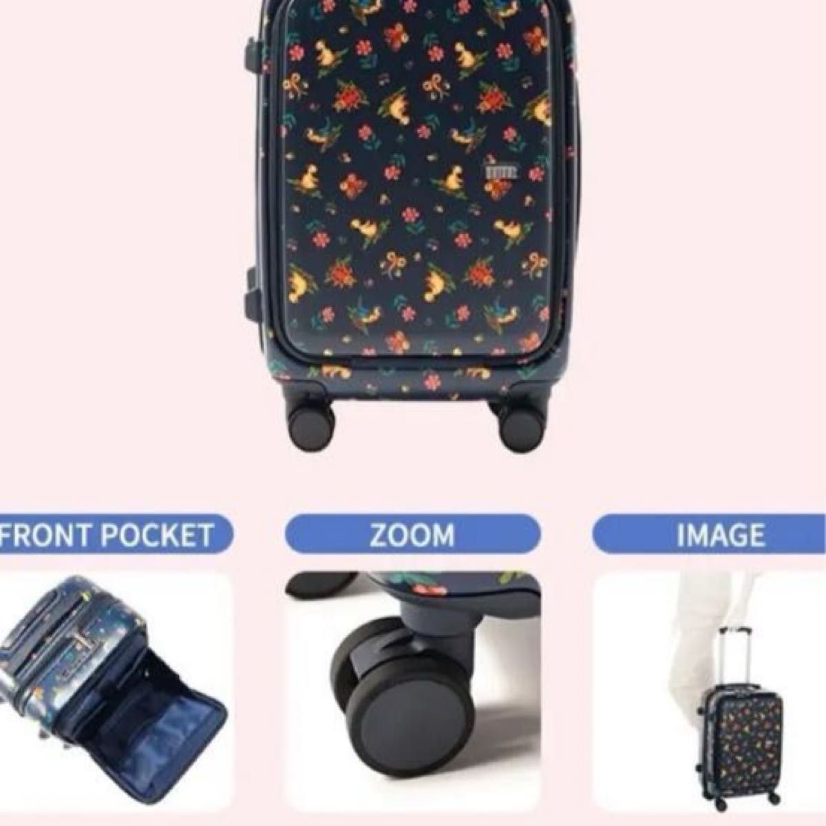 新品・完売 Feiler フェイラー ハイジ トローリーバッグ ネイビー