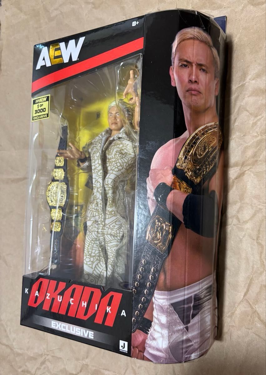 AEW フィギュア オカダカズチカ チャンピオンベルト 格闘技 団体 WWE