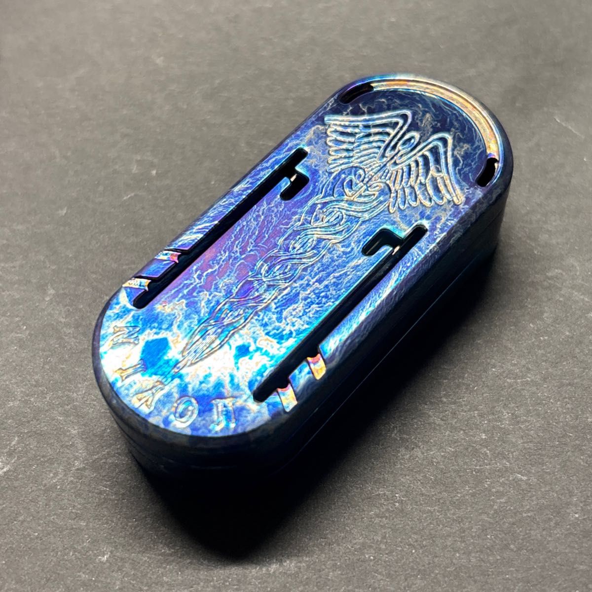 最強の音叉 ストームチタン製 ZD EDC フィジェットトイ ハンドスピナー