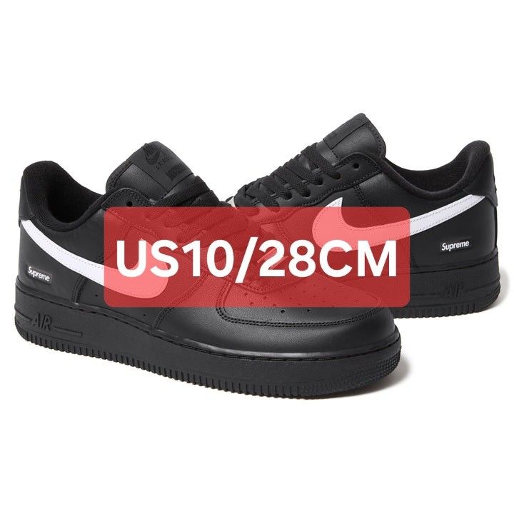 Supreme/Nike Air Force 1 Low シュプリーム エアフォース Black