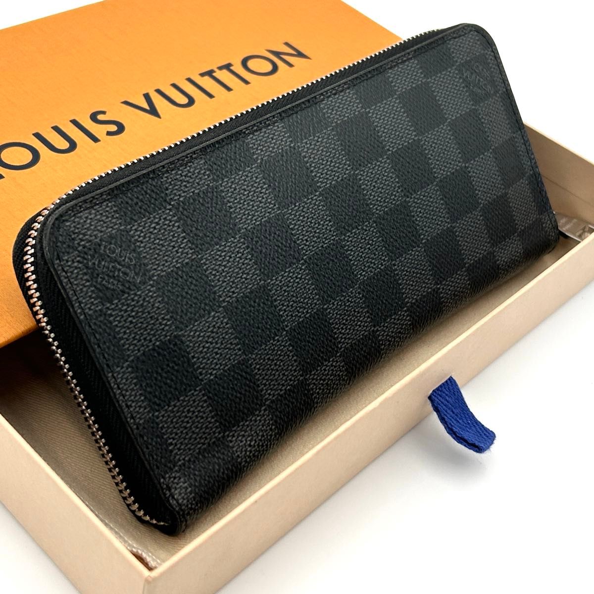 新型】LOUIS VUITTON ルイヴィトン ダミエ グラフィット ジッピー