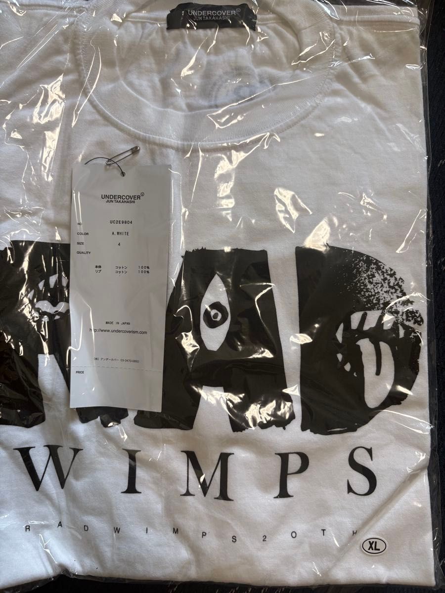 RADWIMPS UNDERCOVER Tシャツ 2025 XL 4｜Yahoo!フリマ（旧PayPayフリマ）