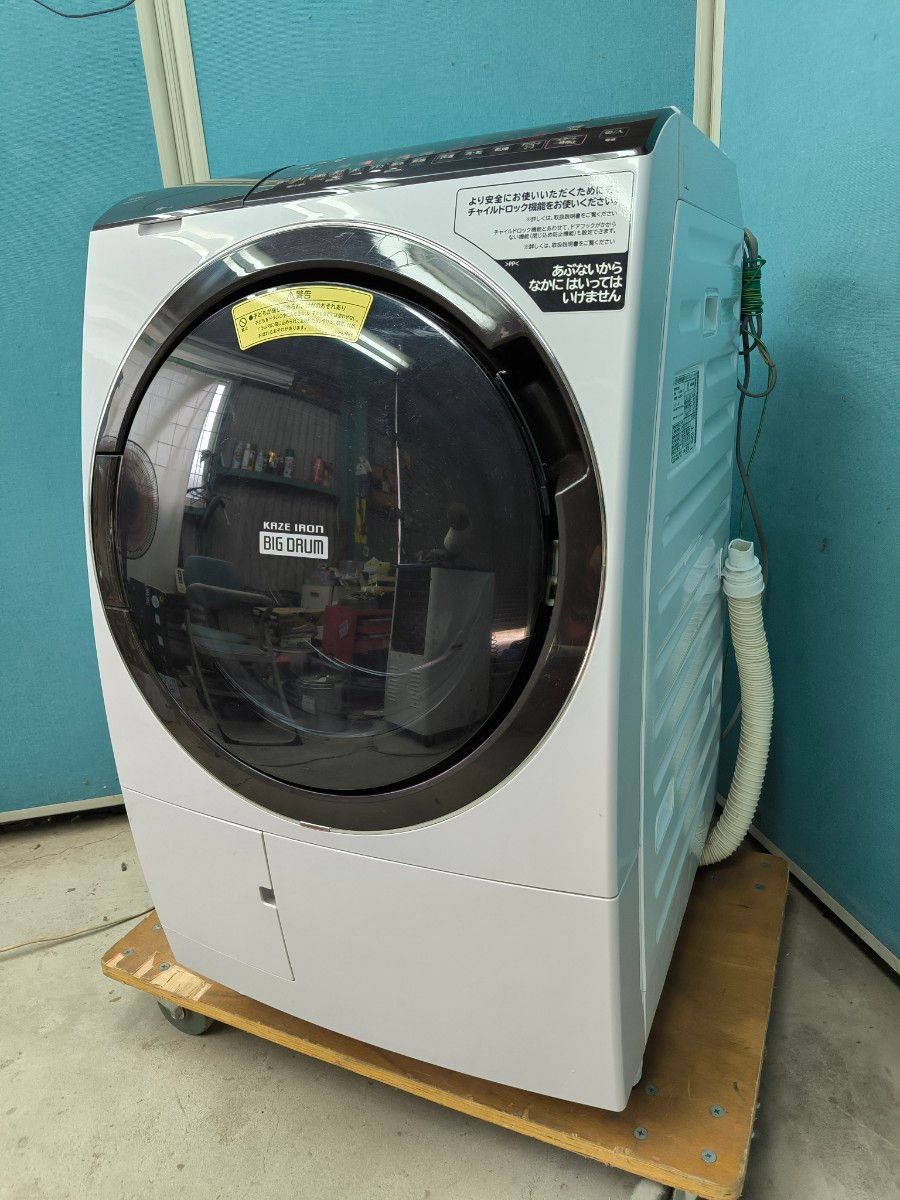 分解洗浄】【保証】日立 BD-SX110C 洗剤自動投入洗濯11kg 2019 分解