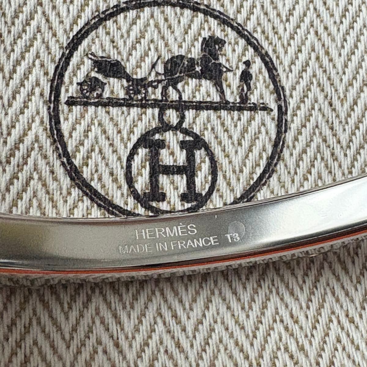 HERMES ATHENA エルメス アテナ ブレスレット バングル シルバー T3