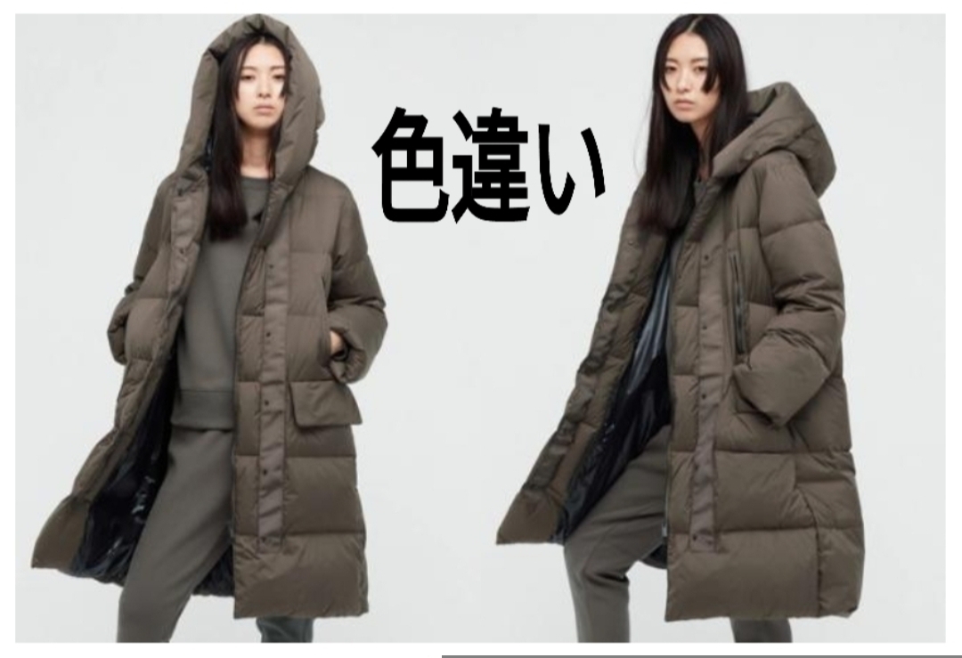 C2】UNIQLO ユニクロ +J ダウンロングコート ブラック S 商品番号