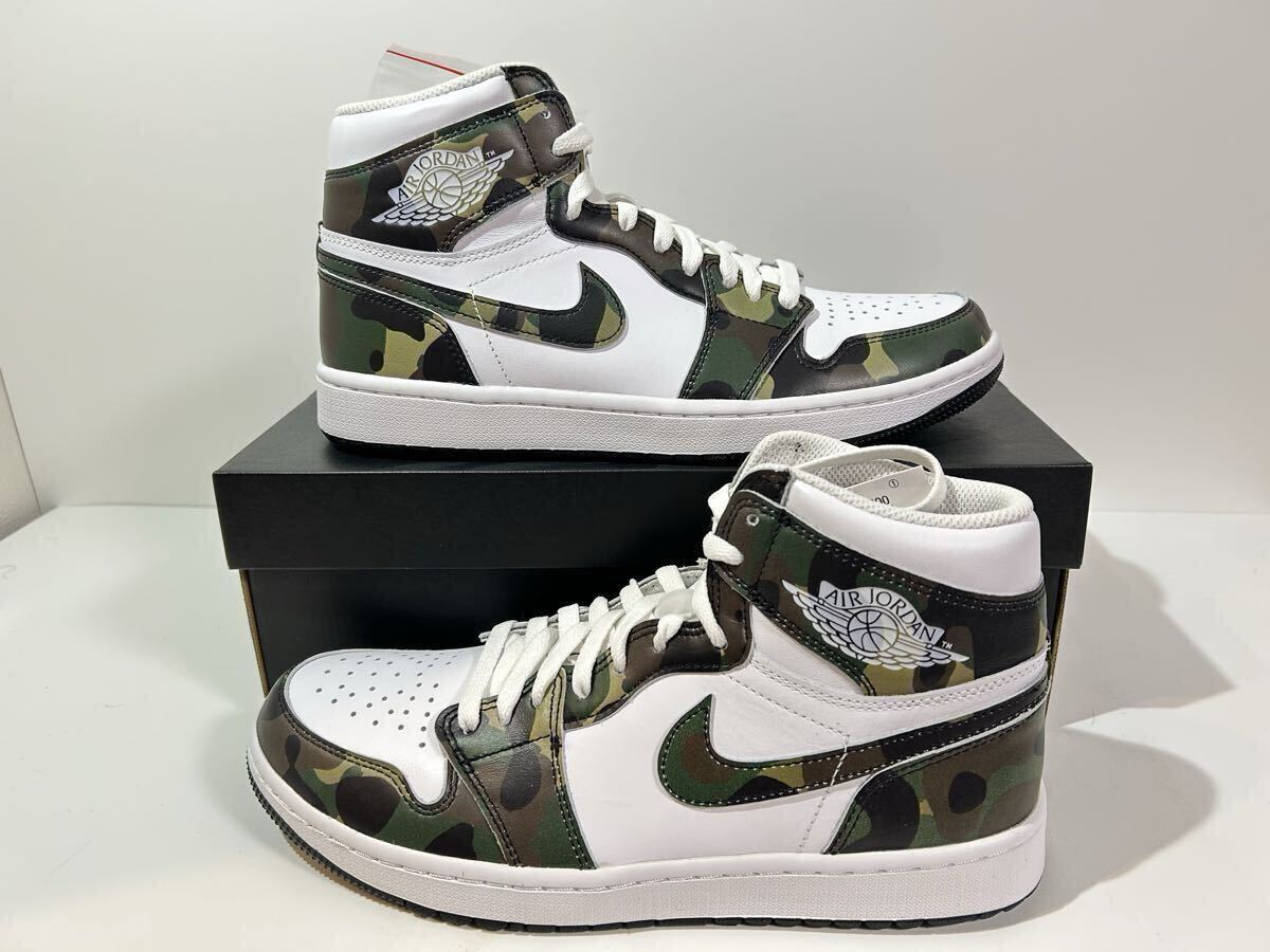 新品】27 5㎝ Nike Air Jordan 1 High Golf Camo/Whiteナイキ エア