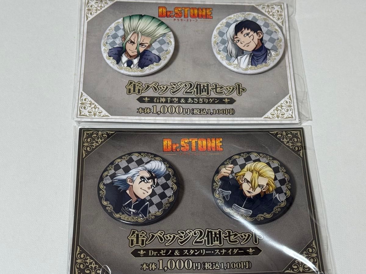 Dr STONE ドクターストーン ファミリーマート ファミマ 缶バッジ 2種