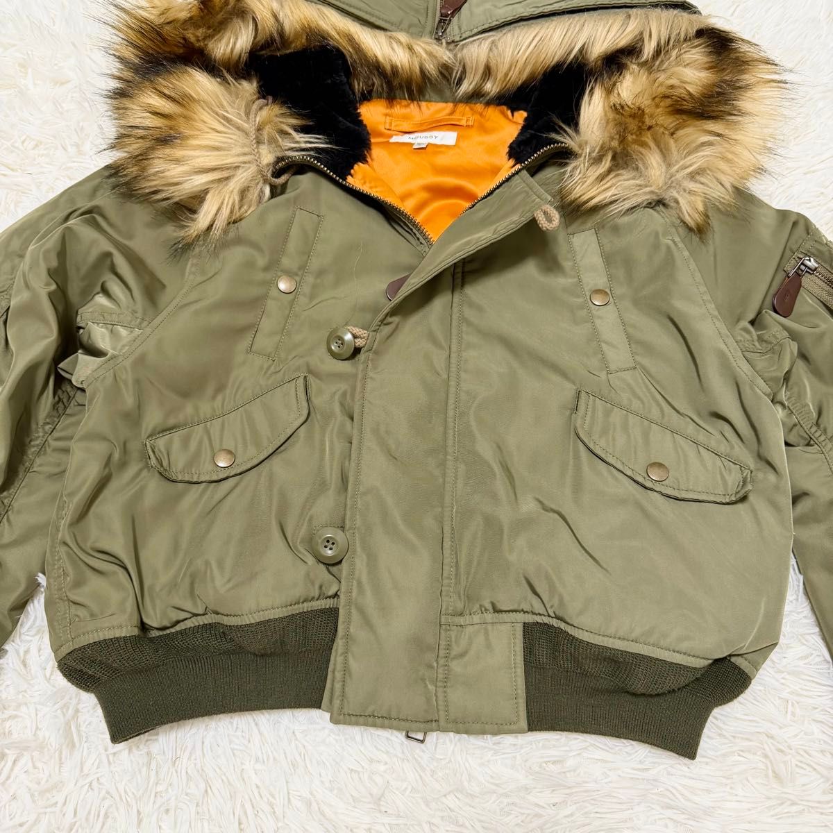 MOUSSY N-2B フライトジャケット Y2K archive カーキ ミリタリー N2B