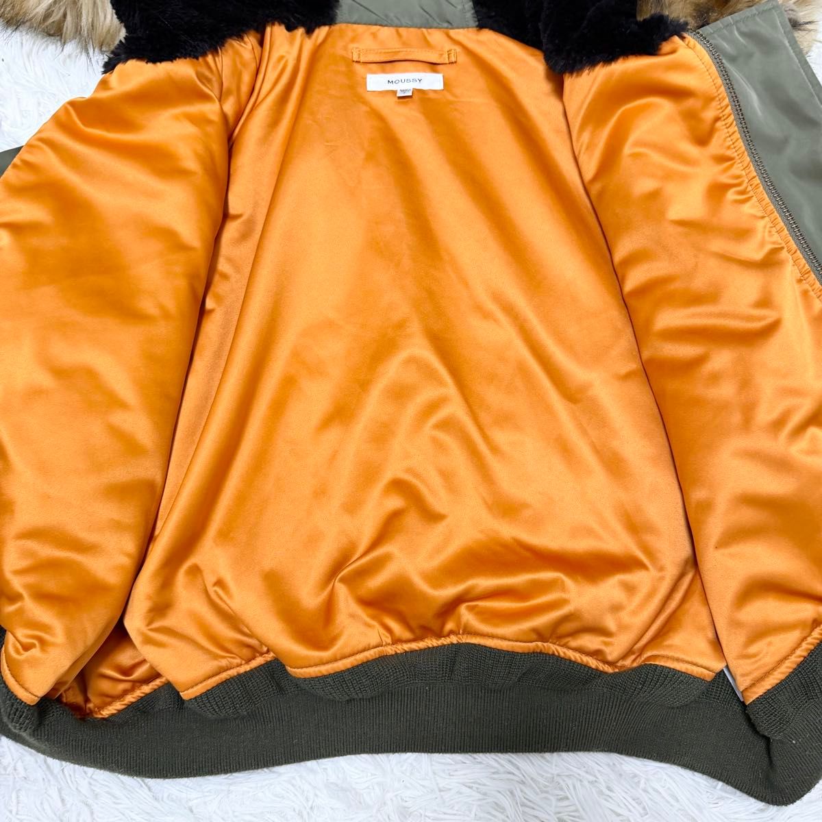 MOUSSY N-2B フライトジャケット Y2K archive カーキ ミリタリー N2B