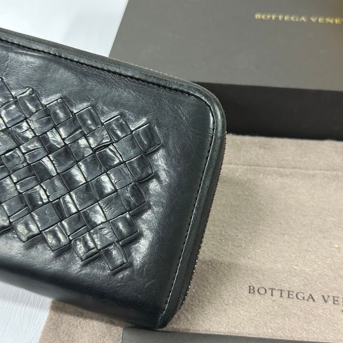超良品 希少 ボッテガヴェネタ BOTTEGA VENETA 財布 長財布
