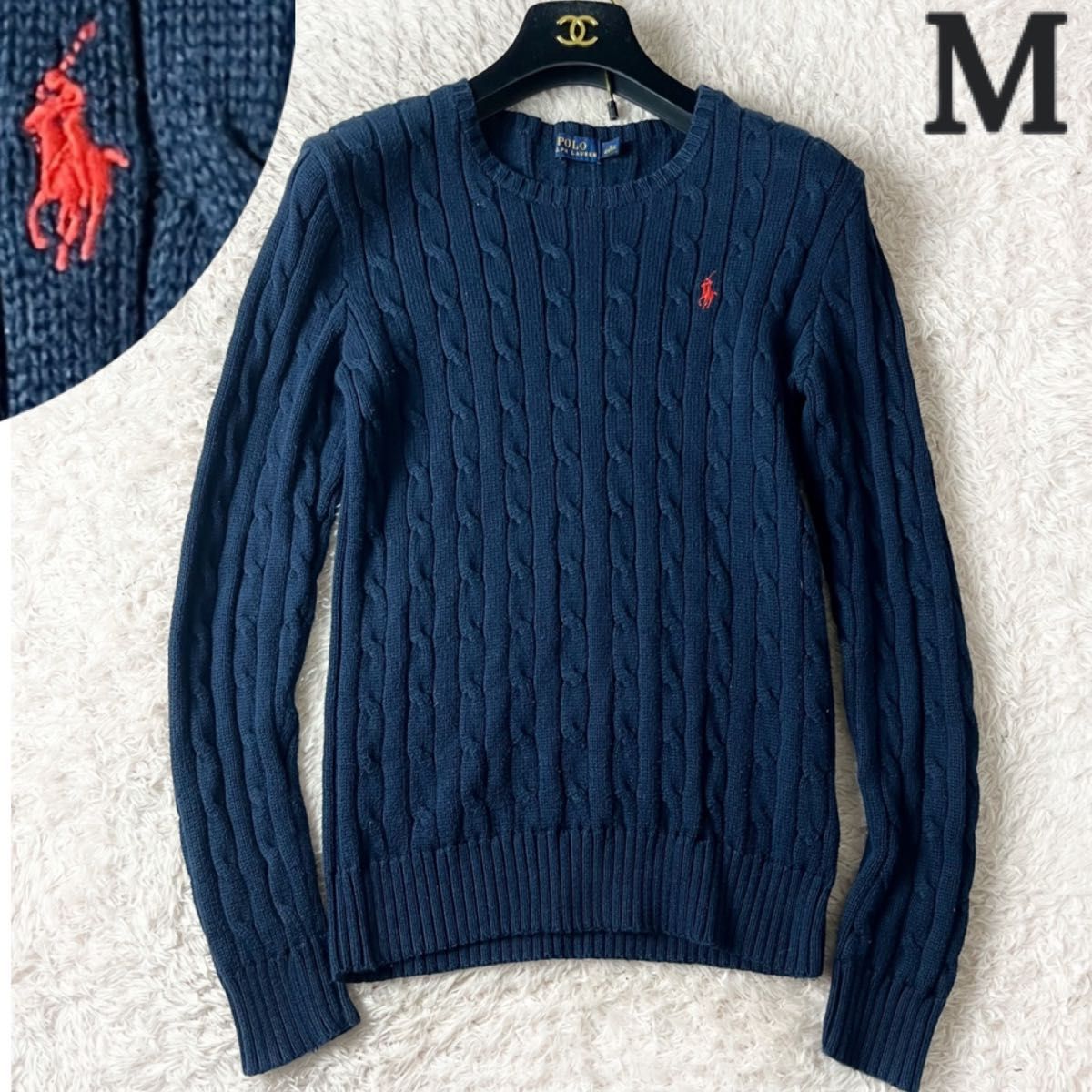 POLO Ralph Lauren ポロラルフローレン ケーブル ニット セーター ロゴ