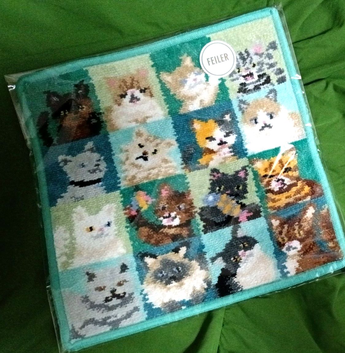 完売品 フェイラー ハンカチ ルック マイドッグ ＆ルック マイキャット