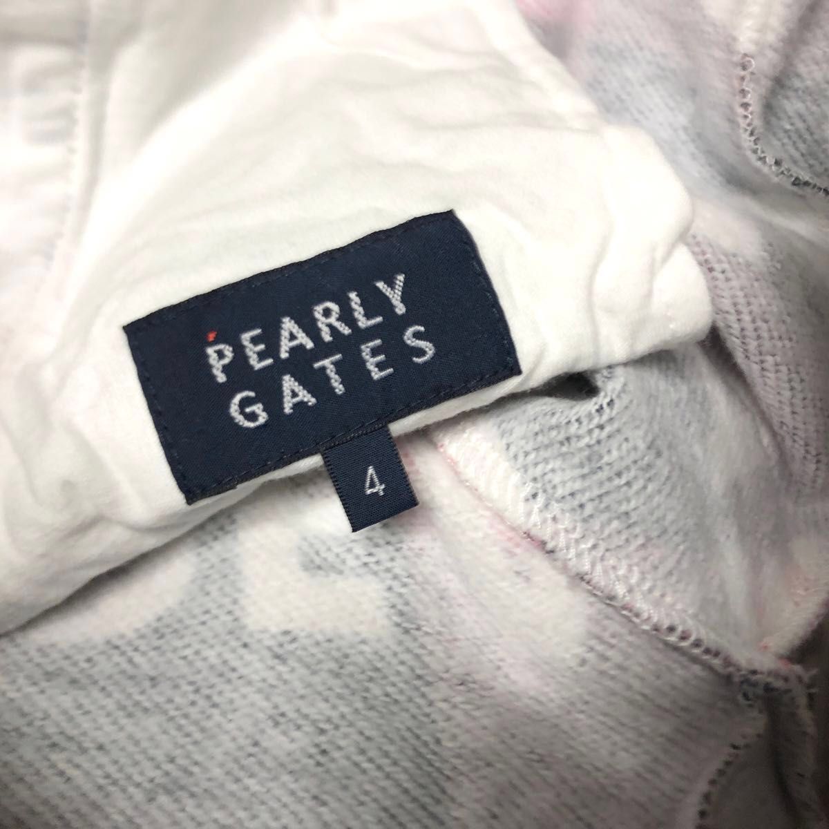 パーリーゲイツ PEARLY GATES スウェットパンツ ロゴ総柄 チェック 裏