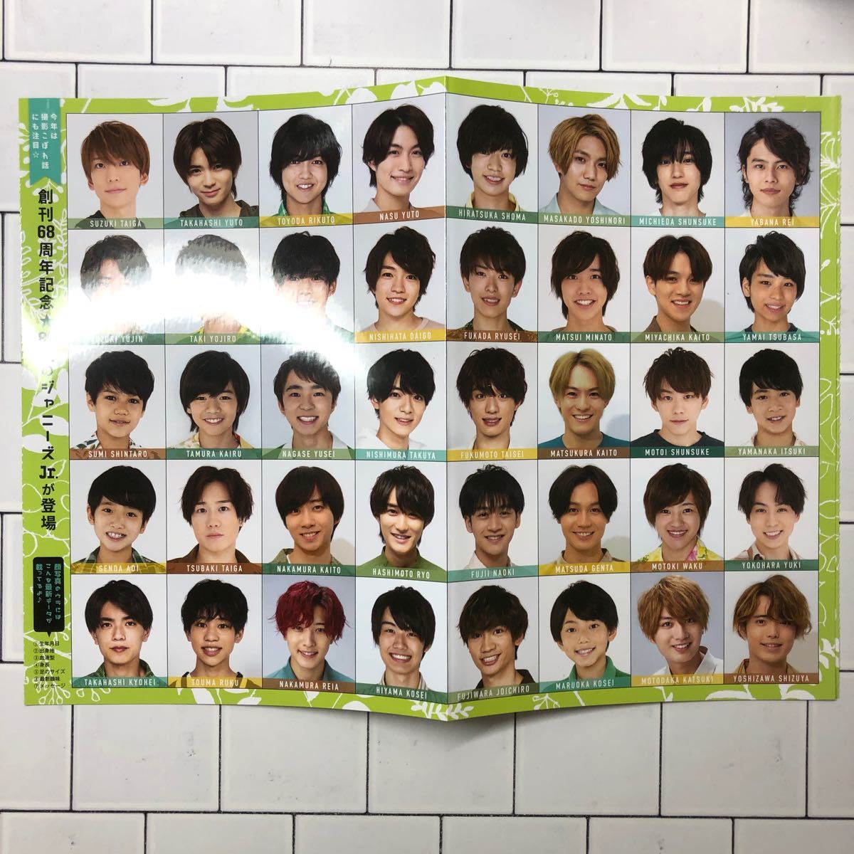 データカード 2020 ちっこい版 デタカ ジャニーズJr Myojo｜Yahoo