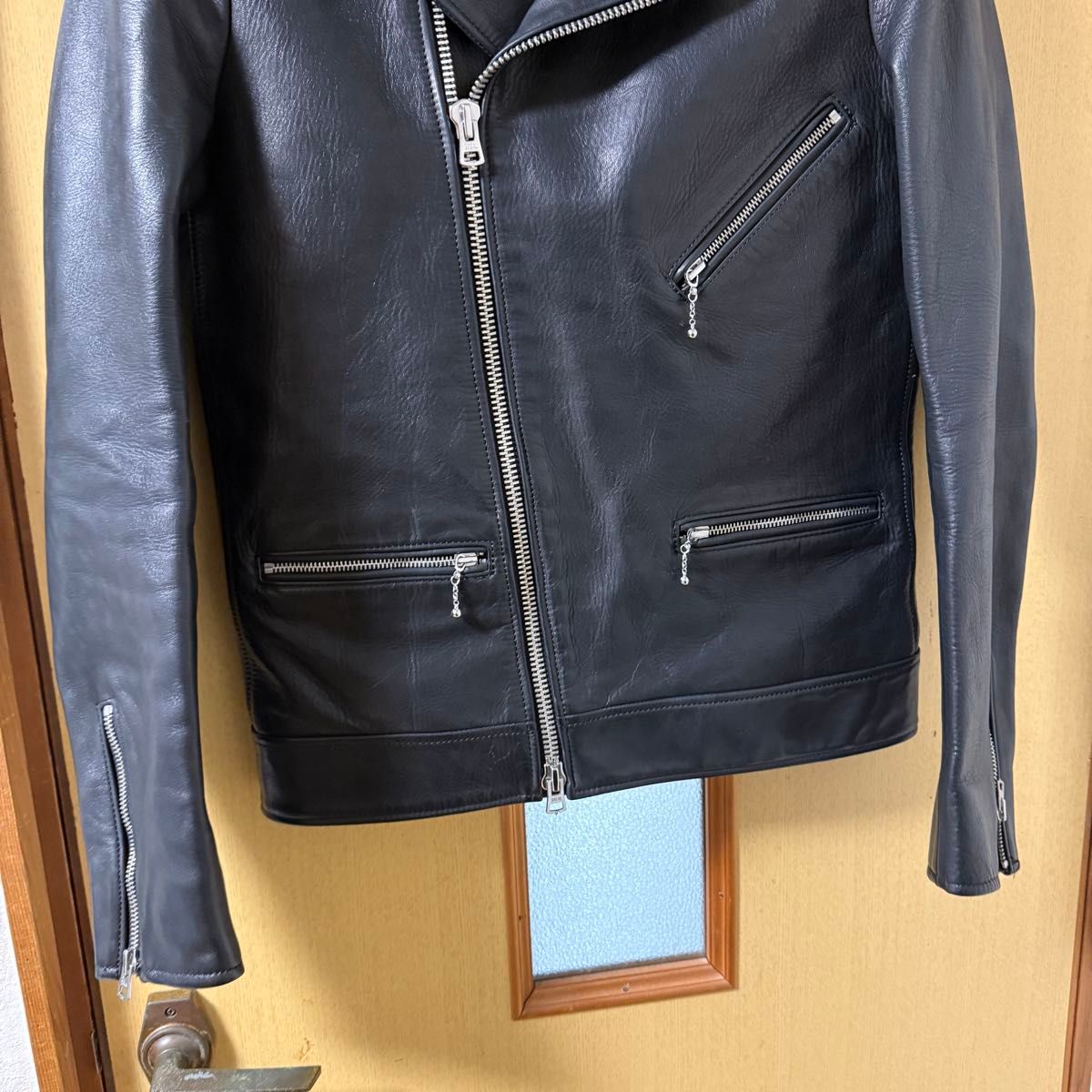 SHIPS JET BLUE × NOWARTT ライダースジャケット M シップスジェット