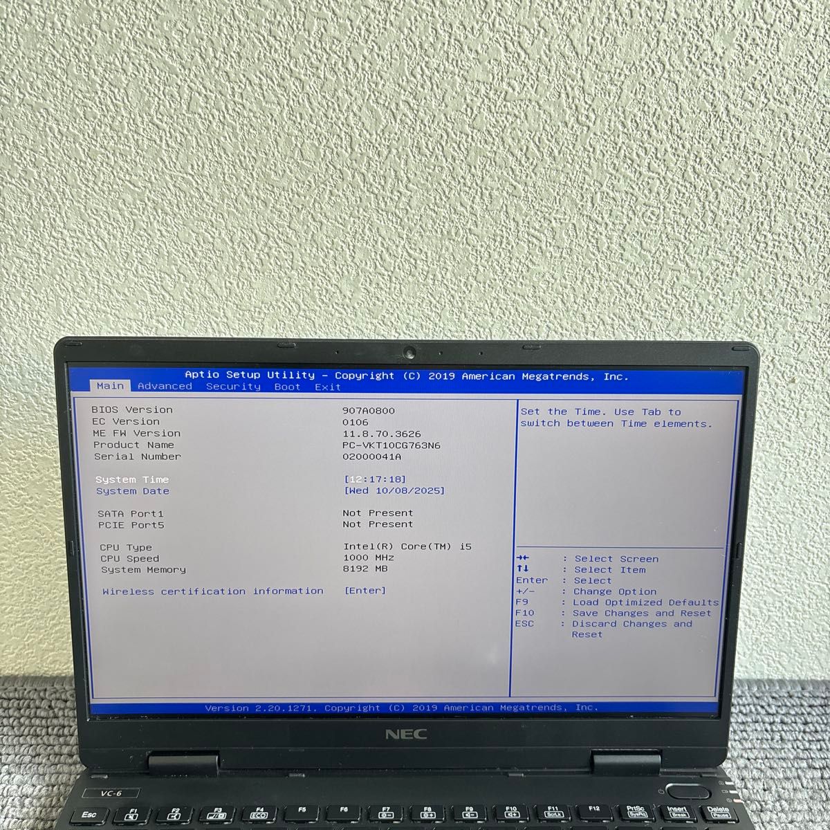 NEC versapro VC-6 i5第10世代 メモリ8GB #6497｜Yahoo!フリマ（旧